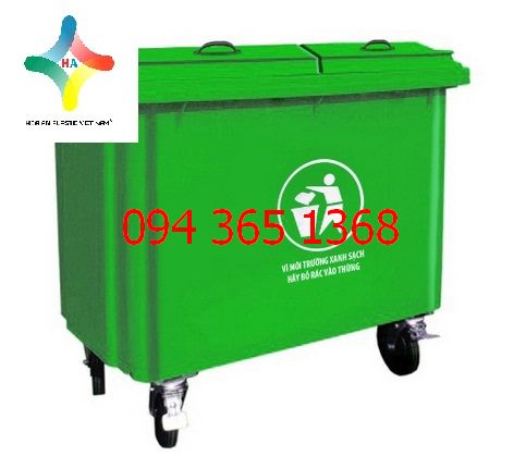 Thùng rác Nhựa 660L (Thùng rác Composite 660l)